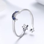 Blue Moon and Star Adjustable Ring - Image 4