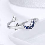 Blue Moon and Star Adjustable Ring - Image 3