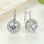 Circle Zirconia Full Of Love Hoop Earrings - Image 4