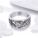 Daisy Flower & Infinity Love Band Ring - Image 3