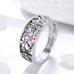 Daisy Flower & Infinity Love Band Ring - Image 2