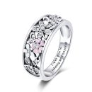 Daisy Flower & Infinity Love Band Ring
