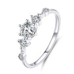 Dazzling Engagement Halo Ring