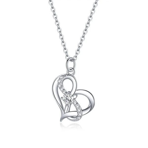 Infinity Pure Heart Pendant & Necklace