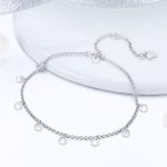 Geometric Crystal Zirconia Adjustable Chain Bracelet - Image 3