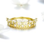 Gold Crown Band Ring - Image 4
