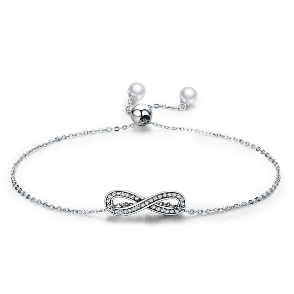 Infinity Love Chain Slider Adjustable Bracelet