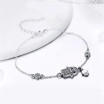 Lucky Hamsa Hand Adjustable Bracelet - Image 3