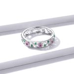 Secret Garden Pink Flowers Band Ring - Image 2