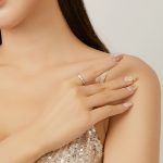 Simple Sparkling Band Ring - Image 5