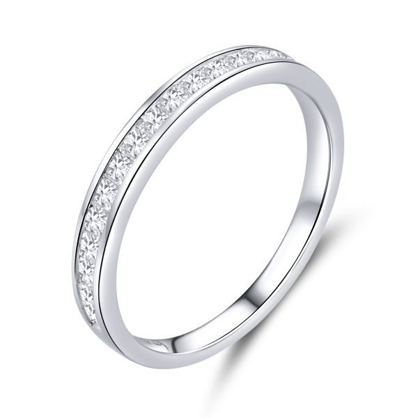 Simple Sparkling Band Ring