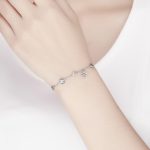Snowflake Chain Slider Adjustable Bracelet - Image 4