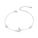 Surrounded Butterflies Adjustable Bracelet
