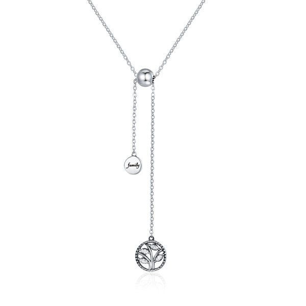 Tree of Life & House Letter Link Necklace