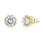 Classic Clear Stud Earrings 1