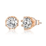 Classic Clear Stud Earrings 2