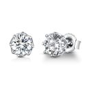 Classic Clear Stud Earrings 3