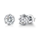 Classic Clear Stud Earrings 3