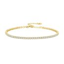 Zirconia Adjustable Tennis Bracelet 2