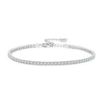 Zirconia Adjustable Tennis Bracelet 1