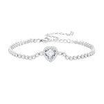 Dazzling Heart Tennis Bracelet