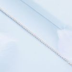 Gold Plated & Silver Tennis Adjustable Bracelet - Image 6