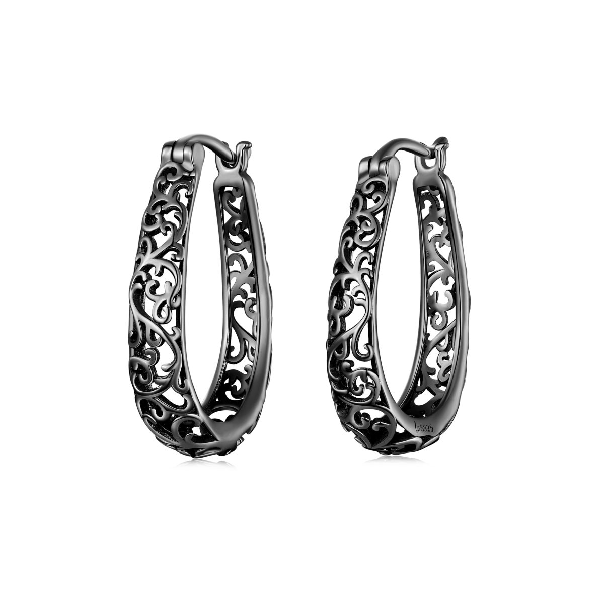Filigree Hoop Earrings 4