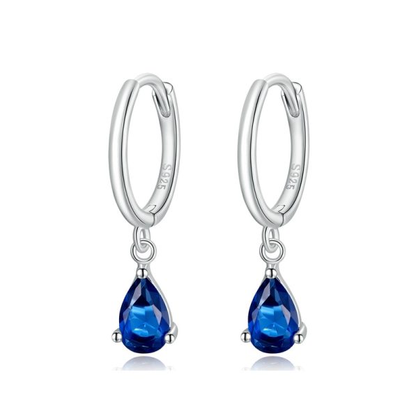 Water Drop Hoop Earrings 3