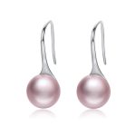 Round Pearl Drop Earrings 3