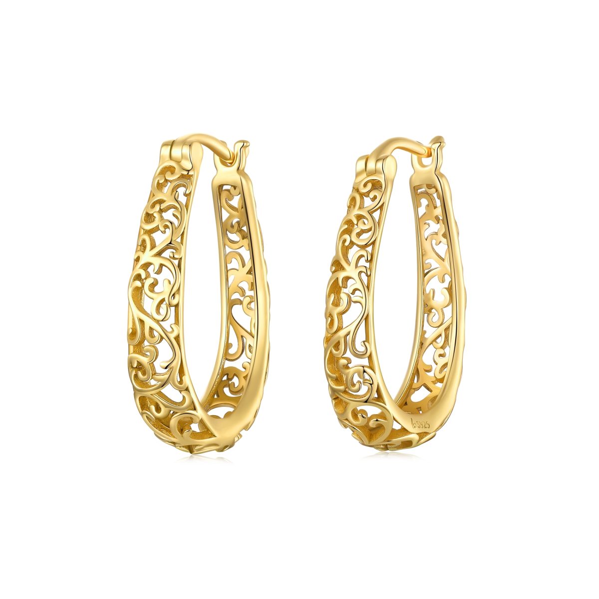 Filigree Hoop Earrings 2