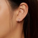 'CORA' Double Circle Hoop Earrings - Image 8