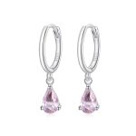 'AURORA' Water Drop Hoop Earrings - Image 2