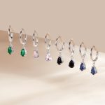 'AURORA' Water Drop Hoop Earrings - Image 6