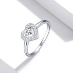 Dazzling Heart Halo Ring - Image 2