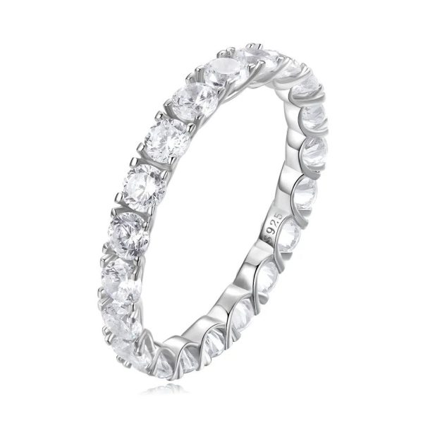 Sparkling Raw Eternity Ring