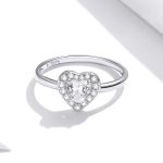 Dazzling Heart Halo Ring - Image 3