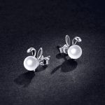 Bunny Pearl Stud Earrings - Image 4