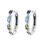 Colorful Lucky Eyes Hoop Earrings