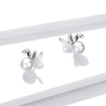 Bunny Pearl Stud Earrings - Image 2