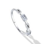 Rectangle Stones Halo Ring - Image 3