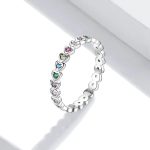 Rainbow Hearts Band Ring - Image 3