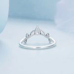 Rattan Water-Drop Wishbone Ring - Image 4