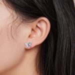 Colorful Butterfly Stud Earrings - Image 6