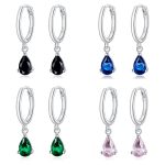 'AURORA' Water Drop Hoop Earrings - Image 8