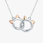 Connected Cats Pendant Necklace - Image 3