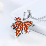 Maple Leaf Pendant Necklace - Image 3