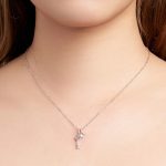 Dazzling Key Pendant Necklace