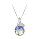 Mermaid Fishtail Scale Pendant Necklace