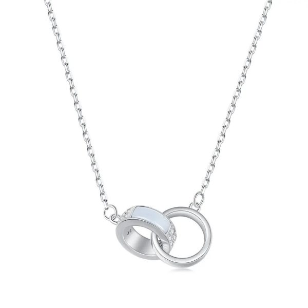 Connected Rings Pendant Necklace