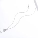 Geometric Heart Pendant Necklace